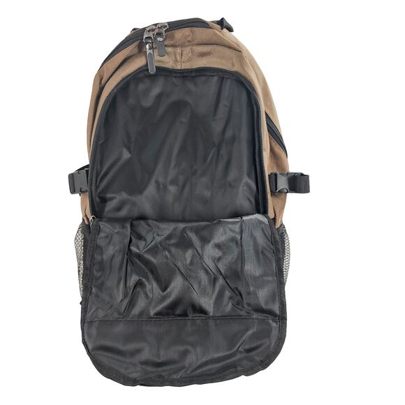 NRA Computer Backpack Laptop Bag Tactical Military Polyester Pack Khaki Brown - Picture 6 of 12